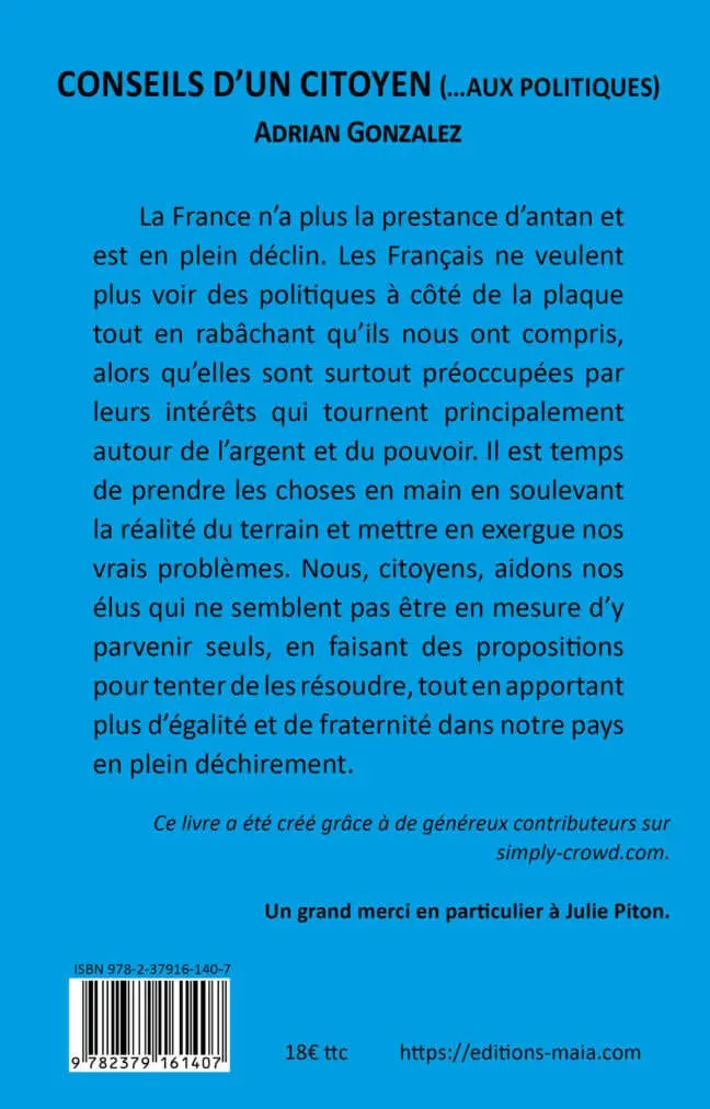 Conseils d’un citoyen (...Aux politiques) – Image 2