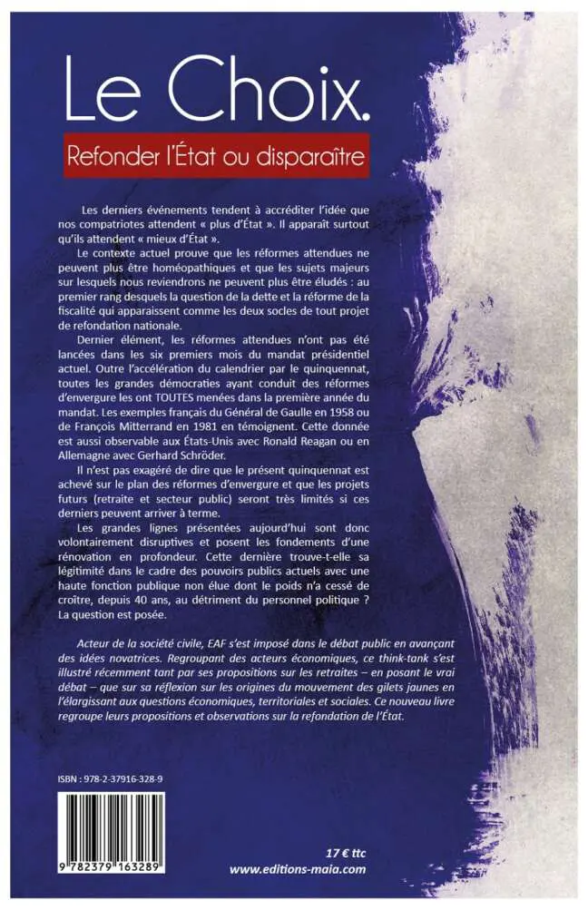 Le choix. Refonder l'État ou disparaître – Image 2