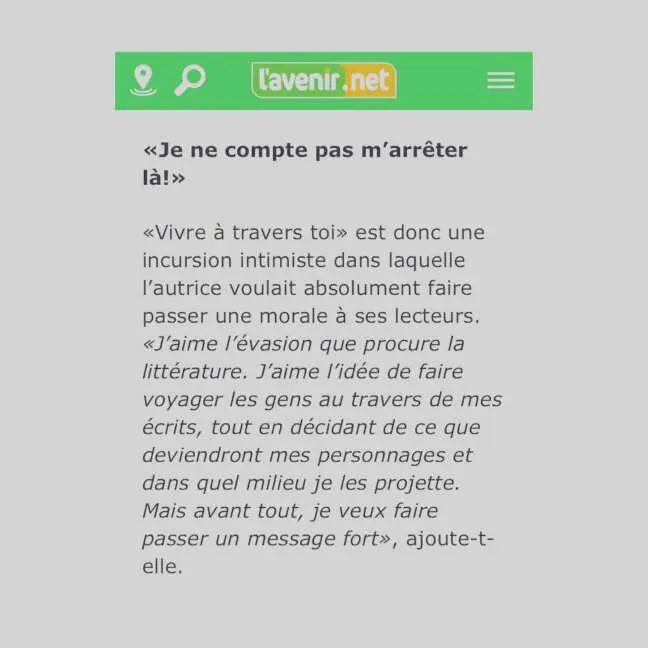 Vivre à travers toi – Image 10