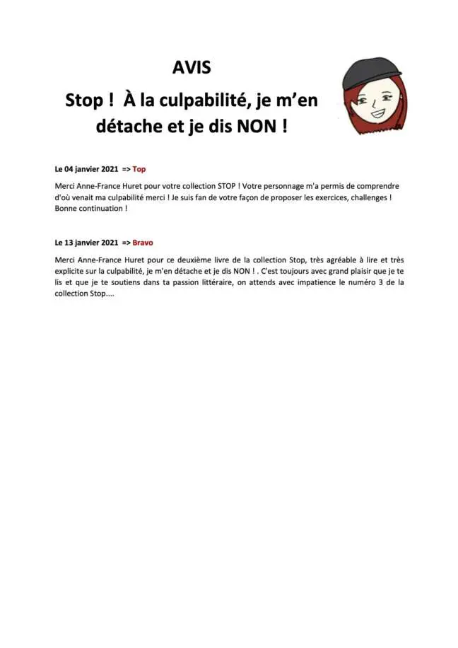 Stop ! À la culpabilité, je m'en détache et je dis non ! – Image 3
