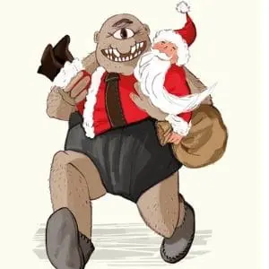 L'ogre et le Père Noël, Jean-Pierre Jentile, Alexandra Suliko Matyas, éditions Maïa