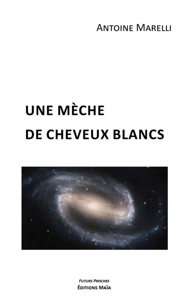 Une mèche de cheveux blancs