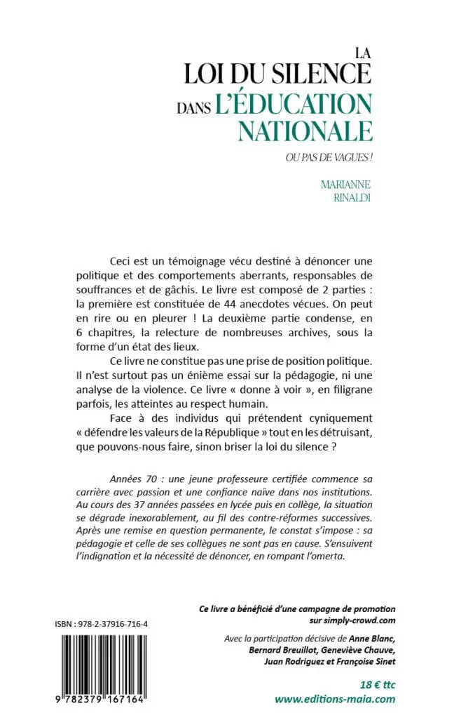 La loi du silence dans l'Éducation nationale – Image 2