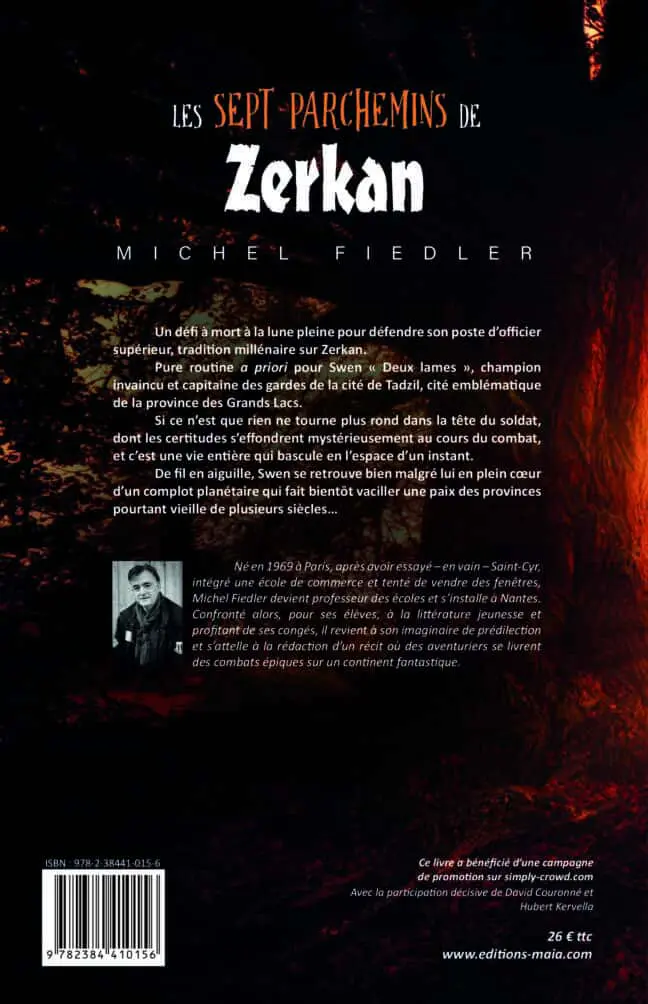 Les sept parchemins de Zerkan Michel Fiedler 2