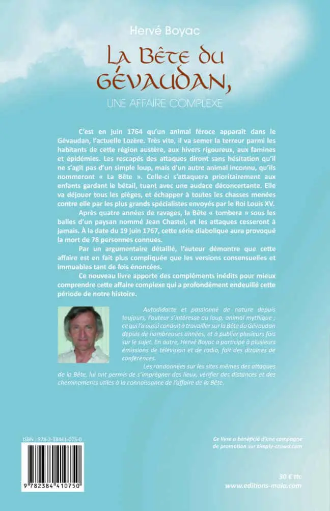 La Bête du Gévaudan, une affaire complexe Hervé Boyac 2