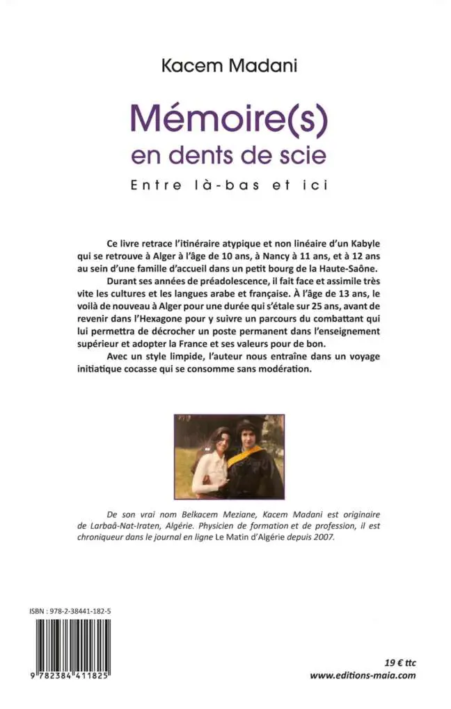 Mémoire(s) en dents de scie Madani Kacem 2