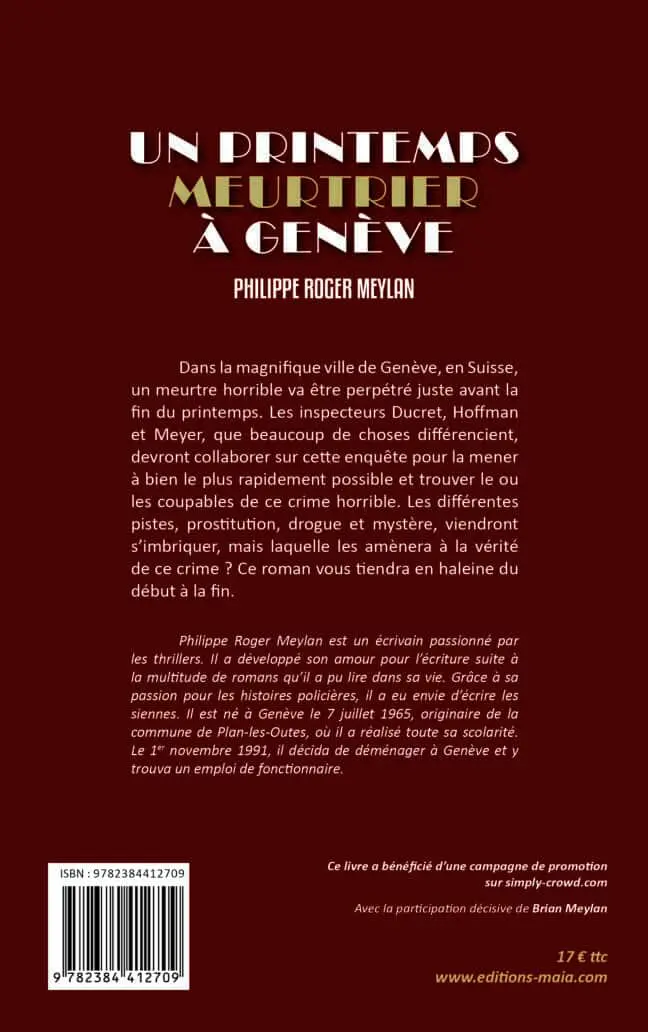 Un printemps meurtrier a Geneve Philippe Roger Meylan2
