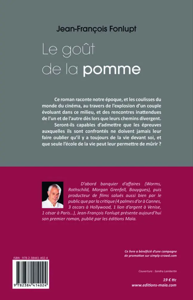 Le goût de la pomme Jean-François Fonlupt 2