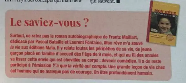 Mon rêve m'a sauvé la vie – Image 4