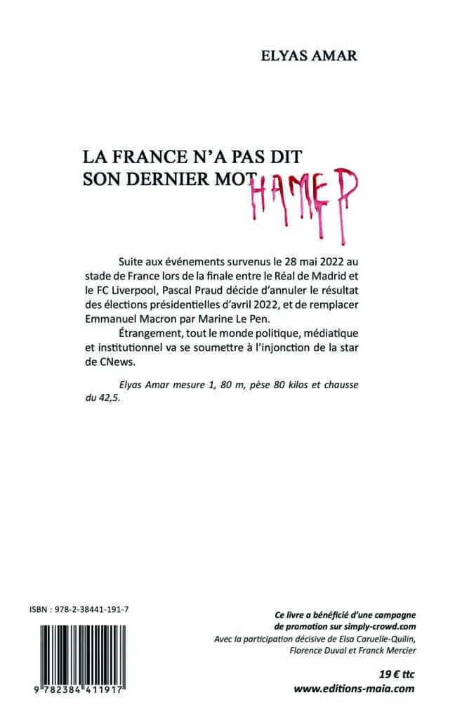 La France n'a pas dit son dernier motHamed Elyas Amar 2