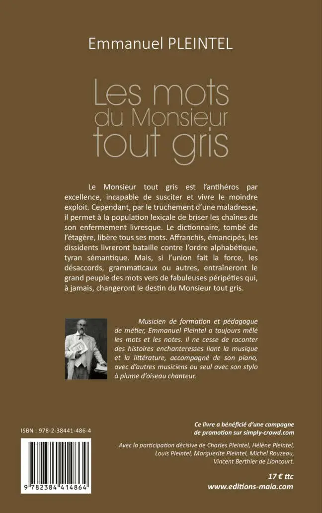 Emmanuel PLEINTEL - Les mots du Monsieur tout gris 2