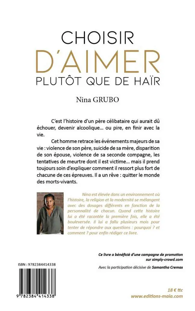 Choisir d'aimer plutor que de hair Nina Grubo2