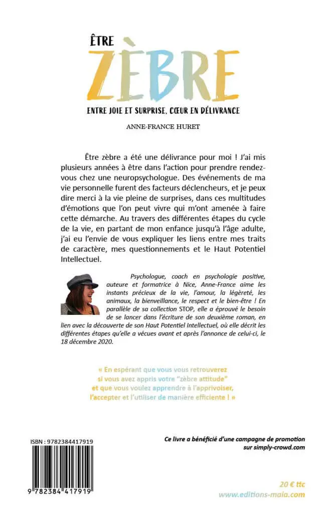 Etre zebre Anne-France Huret2