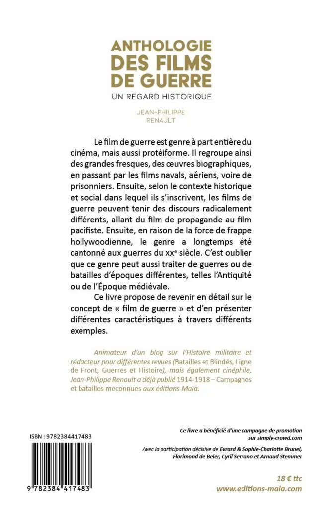Anthologie des films de guerre Jean-Philippe Renault2