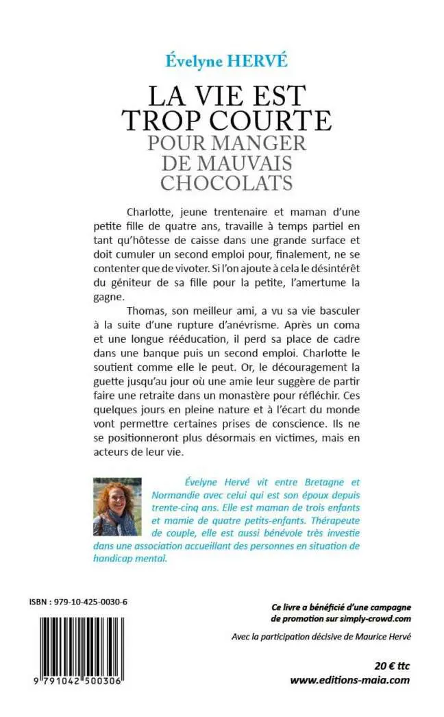 Évelyne HERVE - La vie est trop courte pour manger de mauvais chocolats2