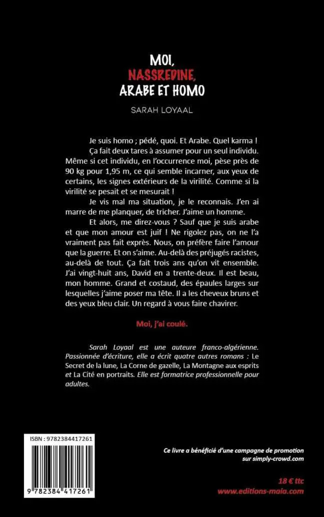 Moi, Nassredine, Arabe et homo Sarah Loyaal2