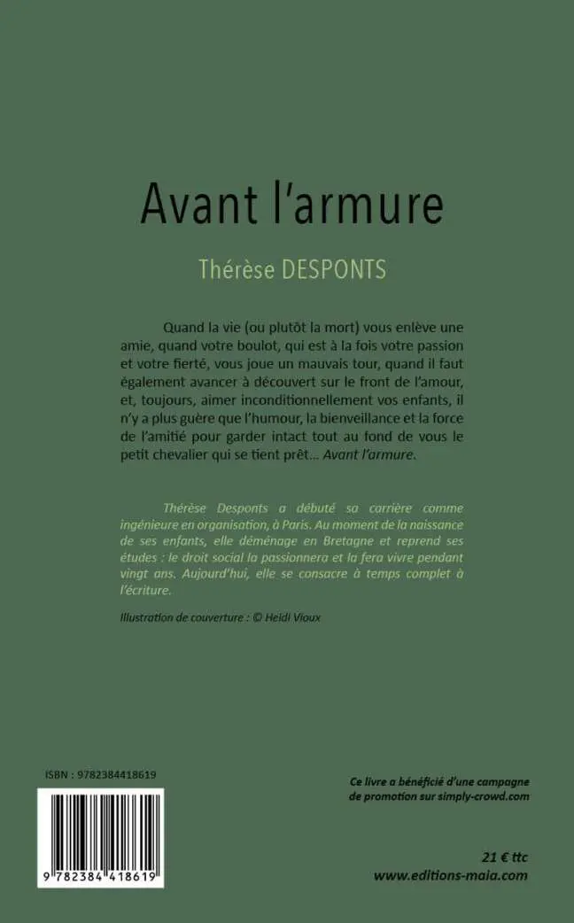 Thérèse DESPONTS - Avant l'armure2