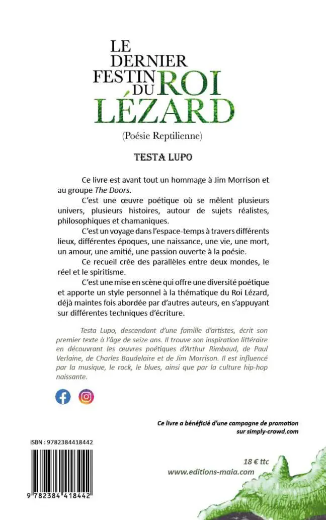 Le dernier festin du roi lezard Testa Lupo2