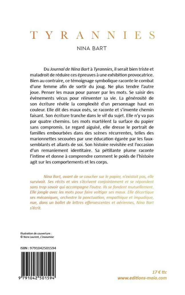 Tyrannies Nina Bart2