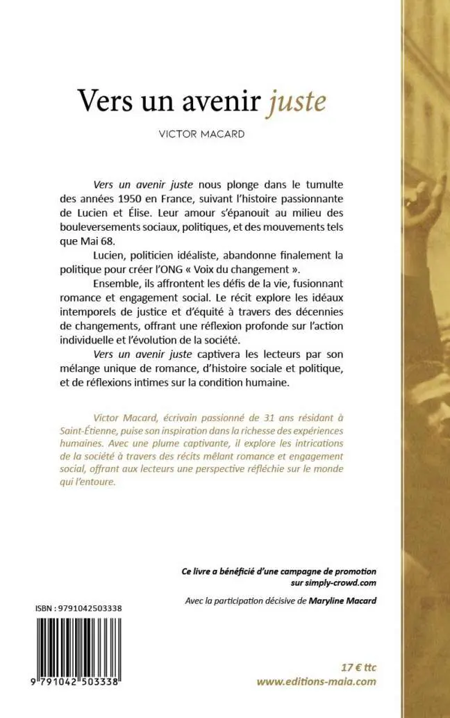 Vers un avenir juste Victor Macard2