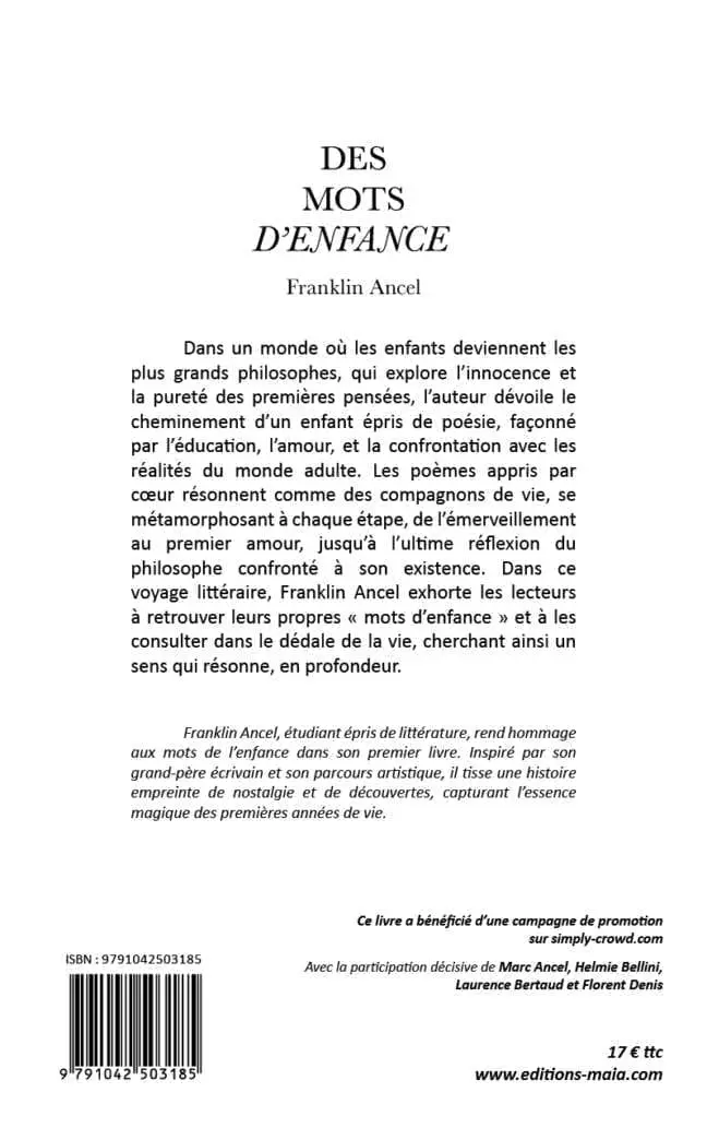 Des mots d'enfance Franklin Ancel2