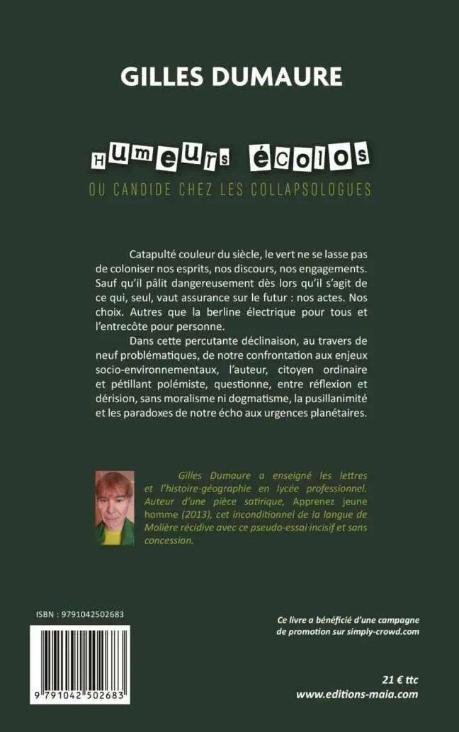Gilles DUMAURE - Humeurs écolos 2