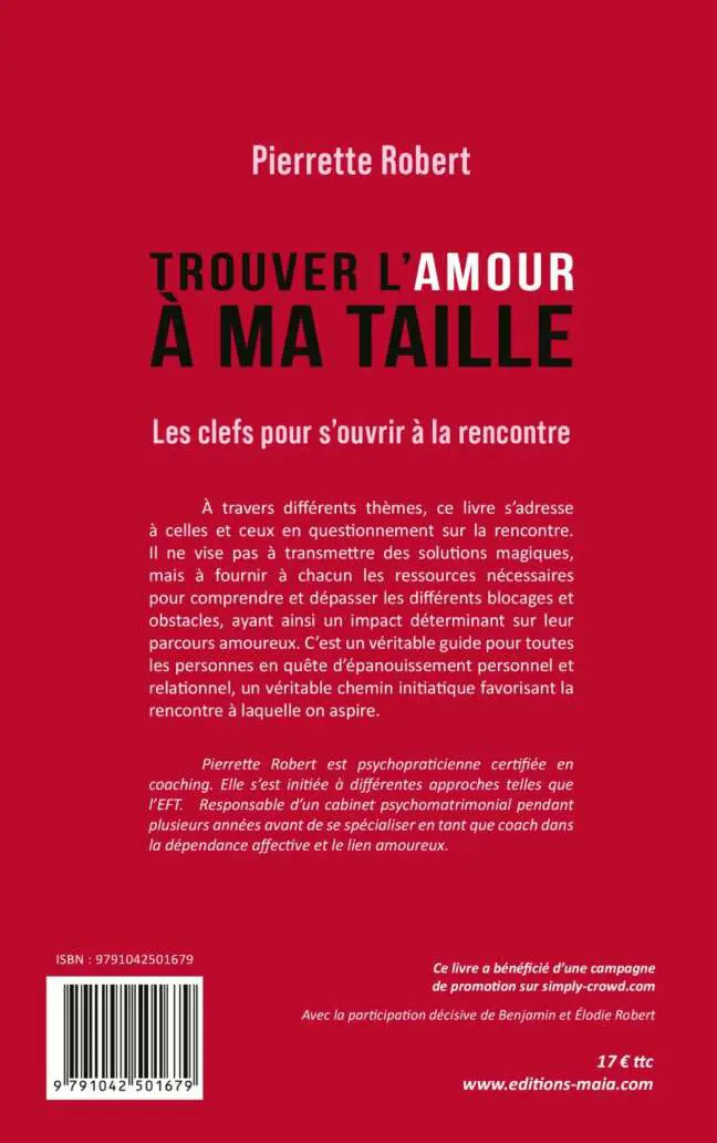 Pierrette ROBERT - Trouver l'amour à ma taille 2