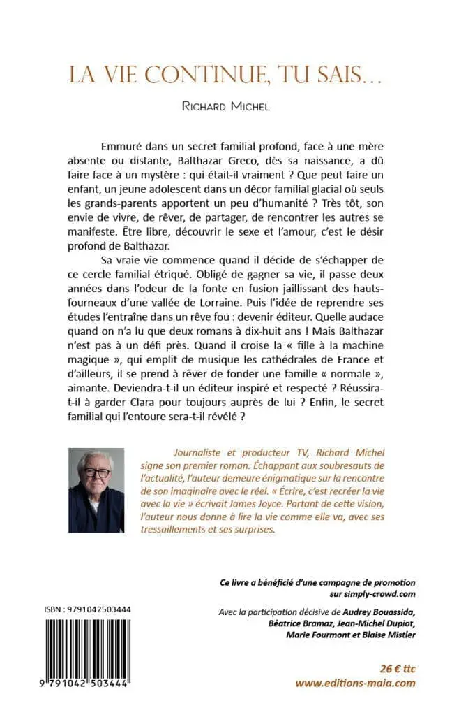 La vie continue, tu sais Richard Michel2