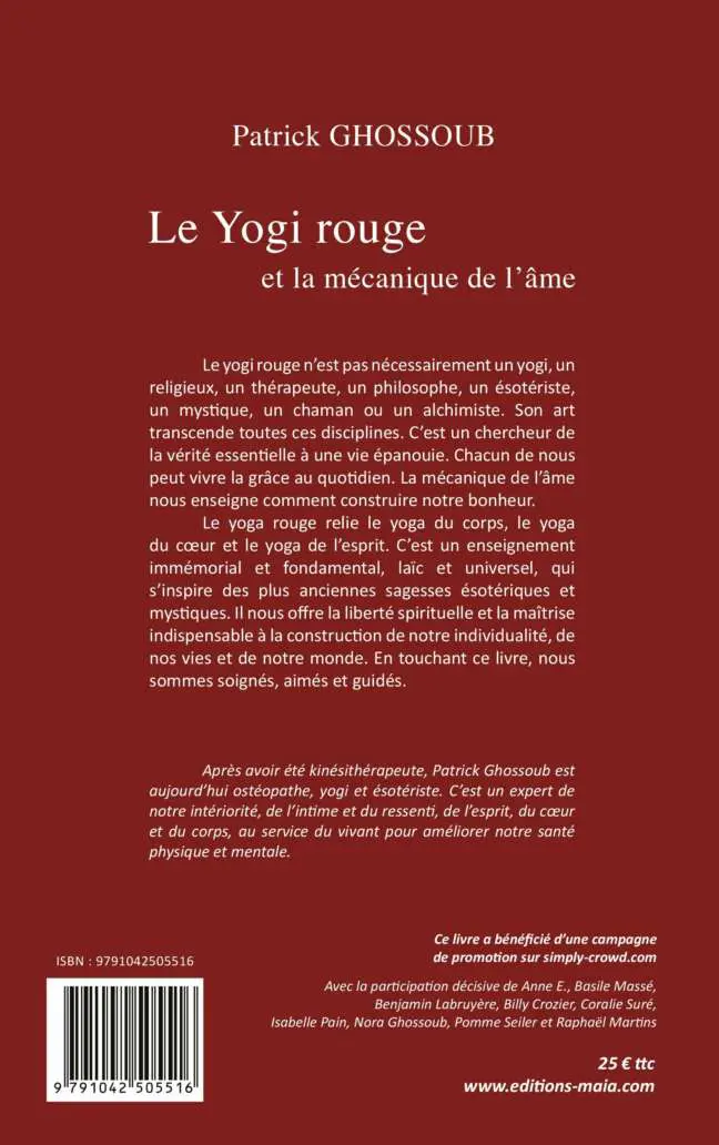 Patrick GHOSSOUB - Le Yogi rouge et la mecanique de l ame 2