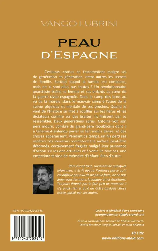 Vango LUBRINI - Peau d’Espagne 2