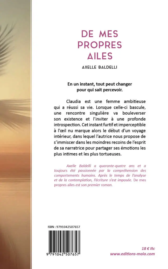 De mes propres ailes - Axelle Baldelli