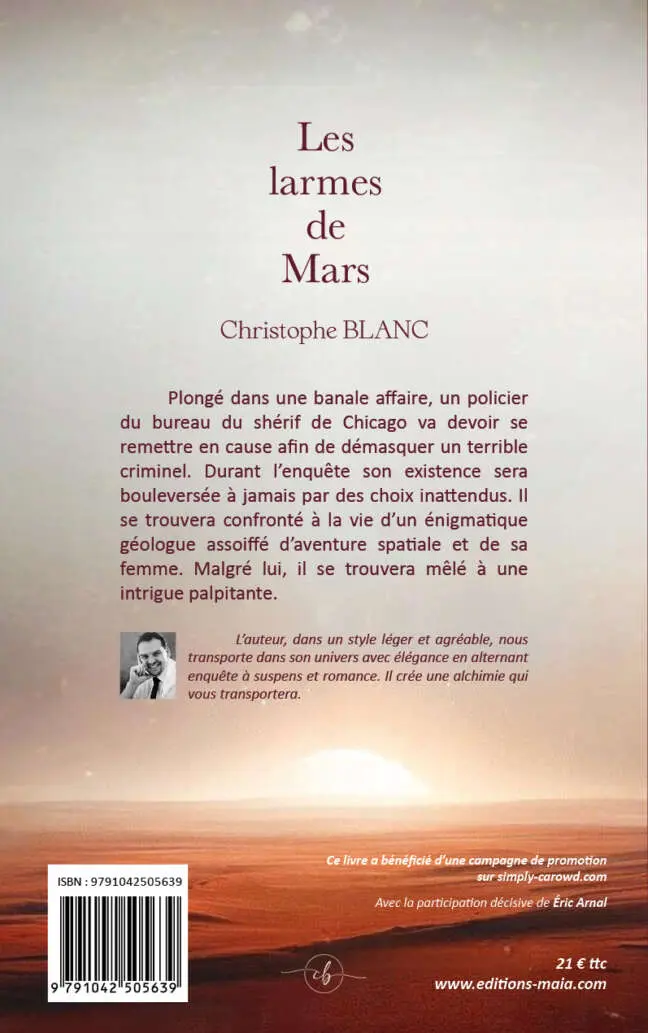Les Larmes de Mars - Christophe Blanc