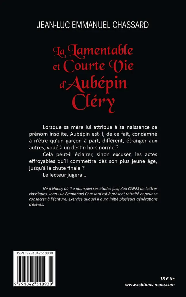 La Lamentable et Courte Vie d’Aubépin Cléry – Image 2