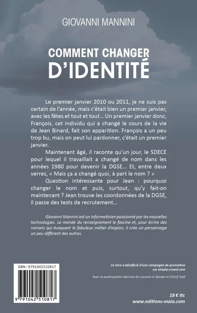 Giovanni Mannini Comment changer d'identité