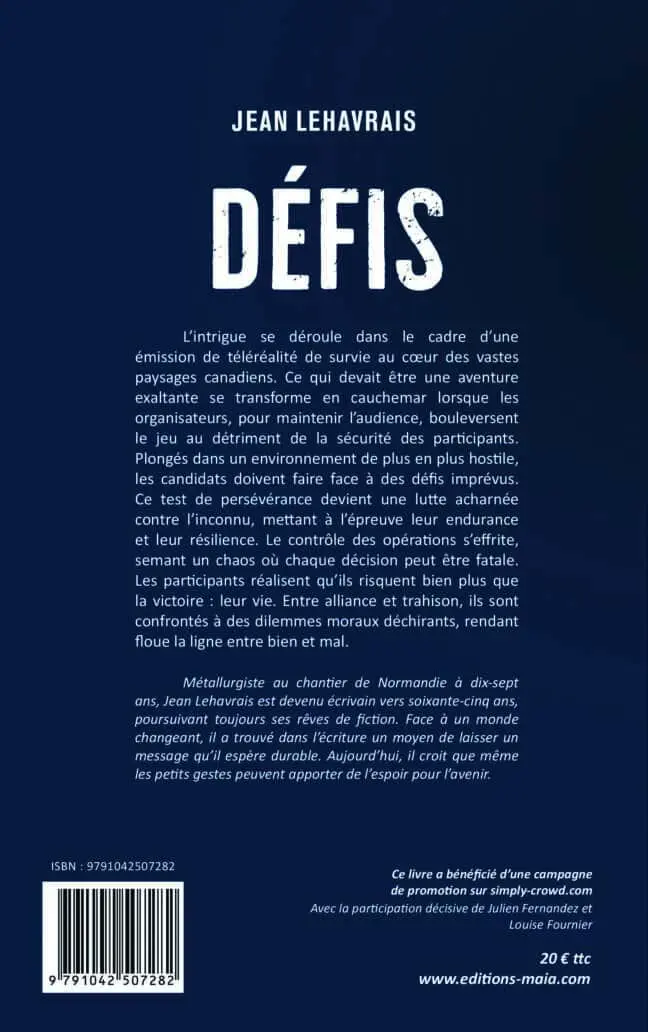 Jean Lehavrais, Défis