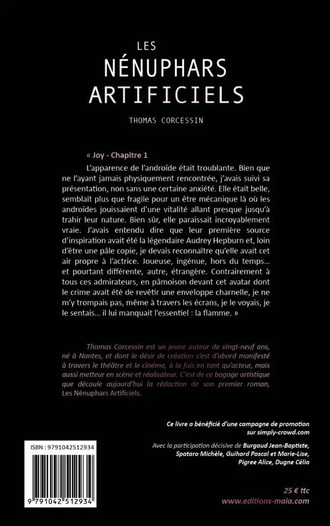 Thomas Corcessin, Les Nénuphars artificiels, Tome I