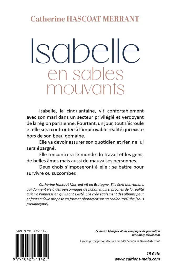 Catherine Hascoat Merrant - Isabelle en sables mouvants