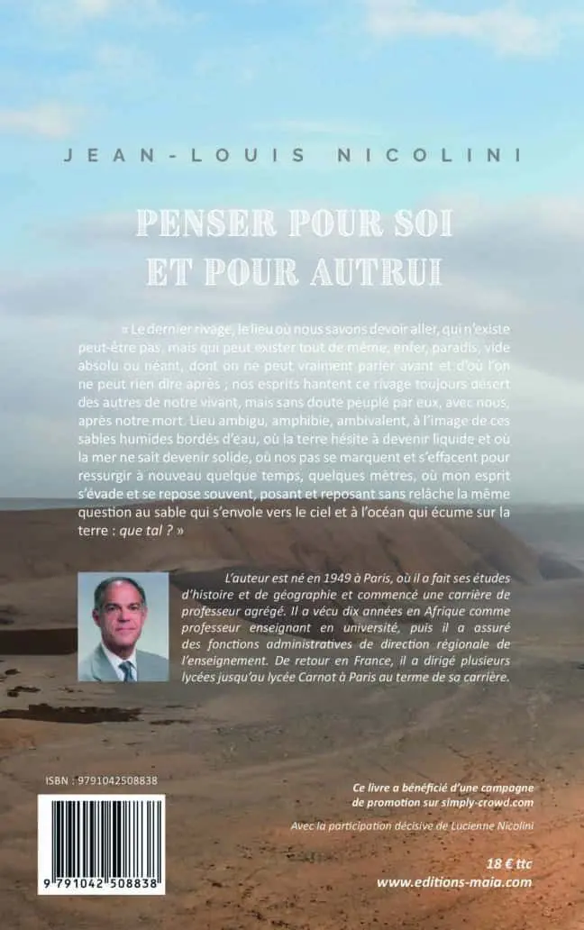 Jean-Louis Nicolini, Penser pour soi et pour autrui