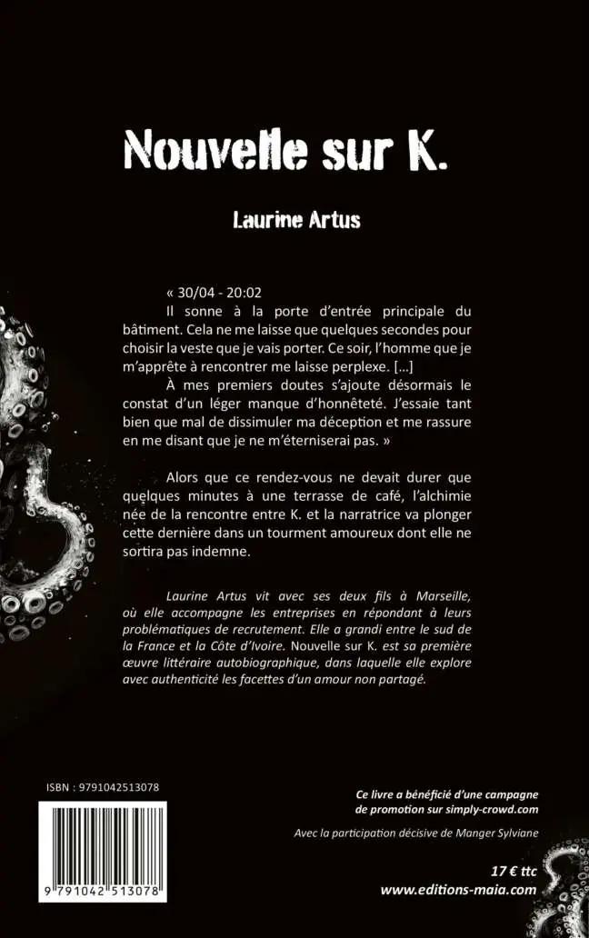 Laurine Artus - Nouvelle sur K.