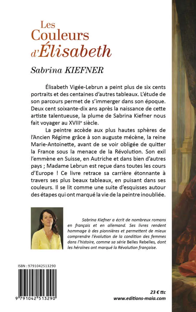 Sabrina Kiefner - Les Couleurs d'Élisabeth
