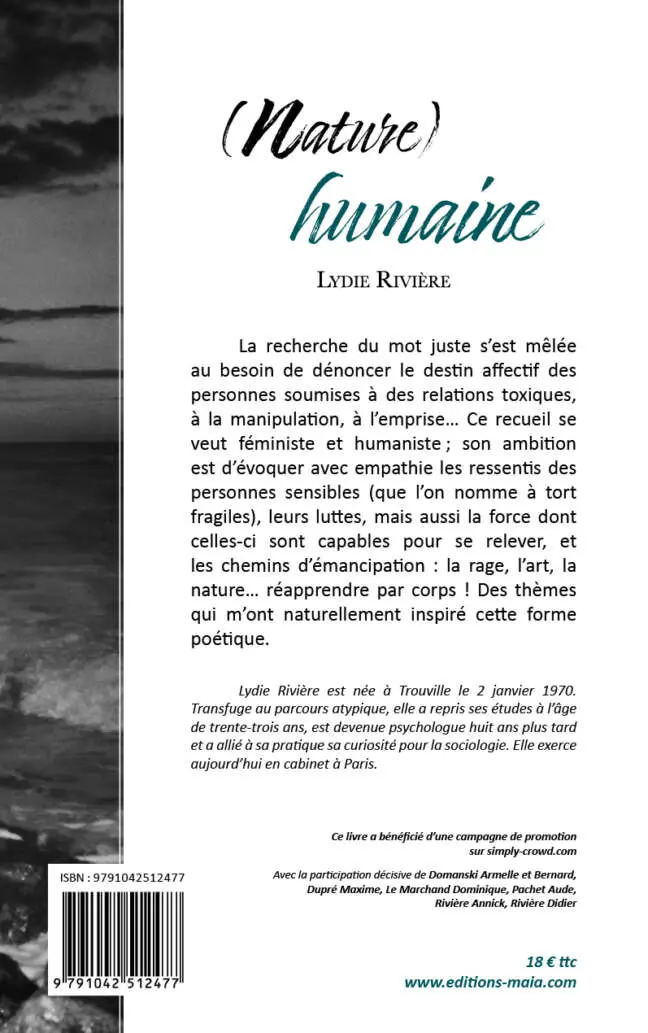 Lydie Rivière, (nature) humaine