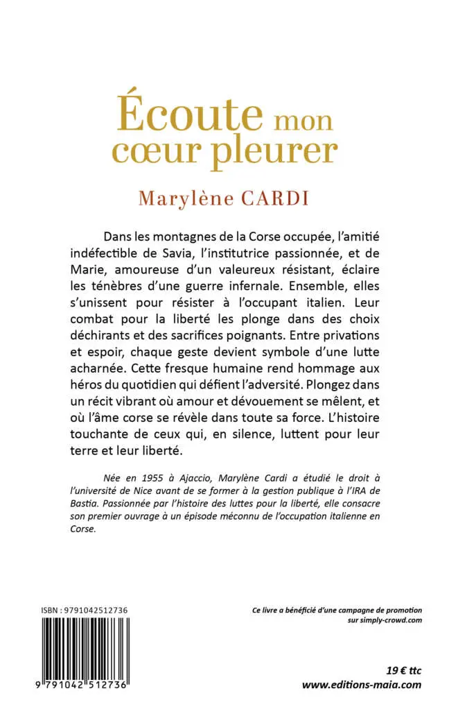 Marylène Cardi - Écoute mon cœur pleurer