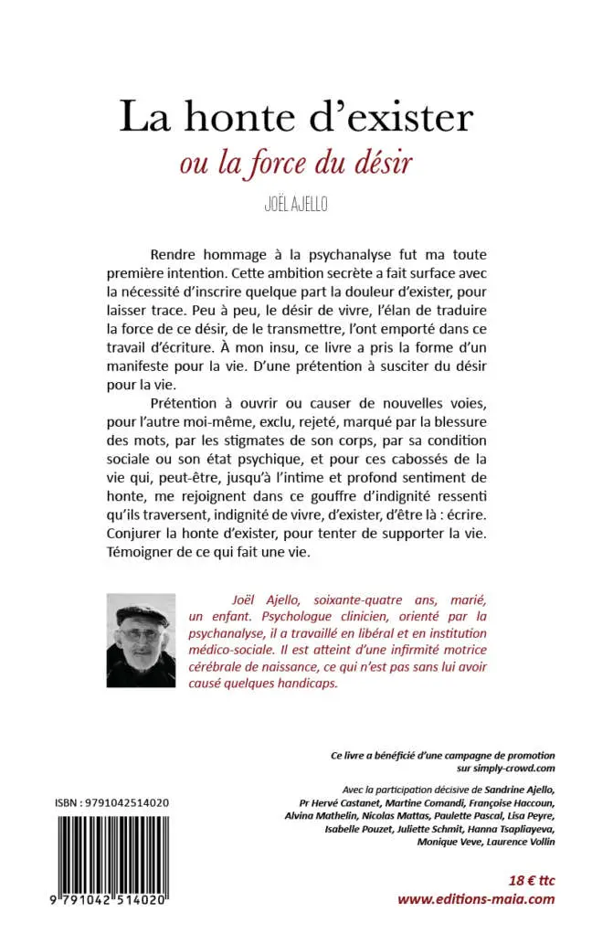 La honte d’exister ou la force du désir – Image 2