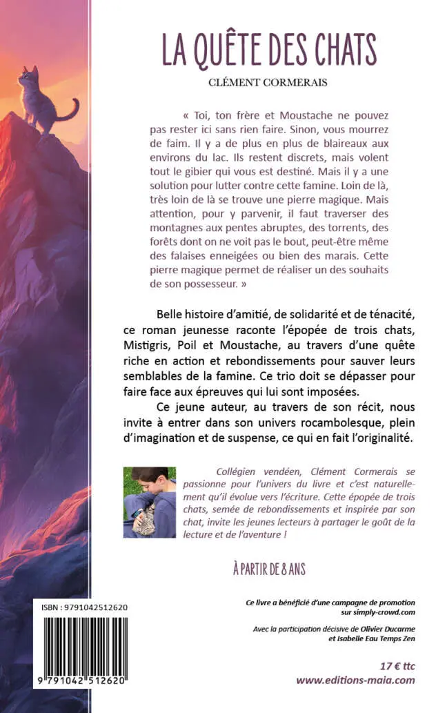 Clément Cormerais, La Quête des chats