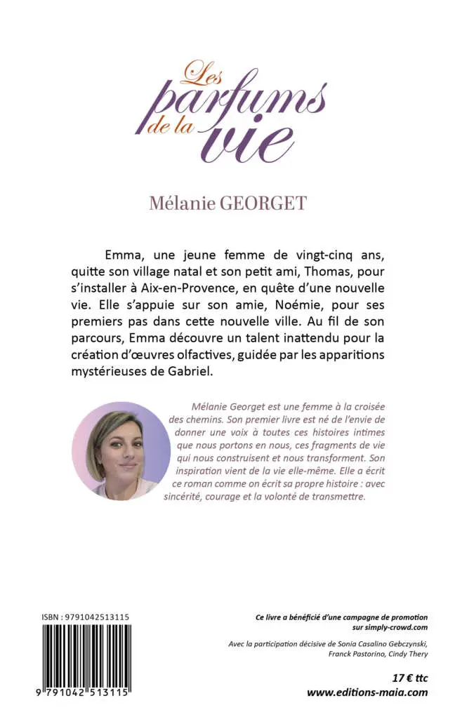 Mélanie Georget - Les Parfums de la vie