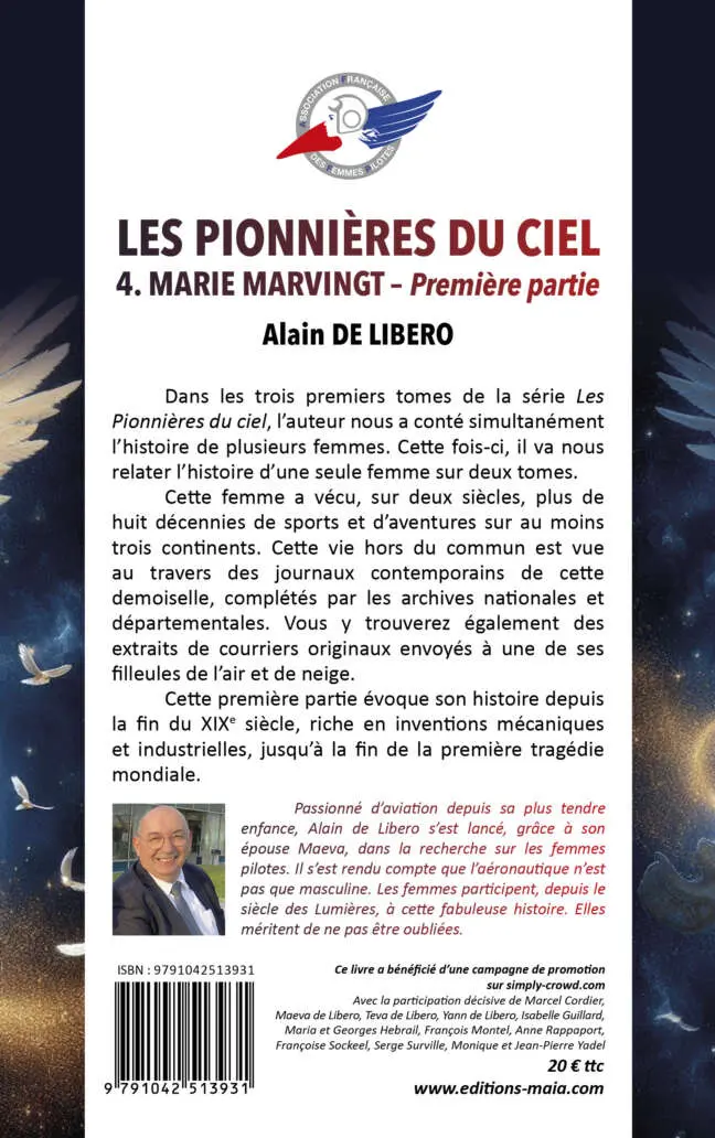 Alain de Libero - Les Pionnières du ciel - 4. Marie Marvingt - Première partie