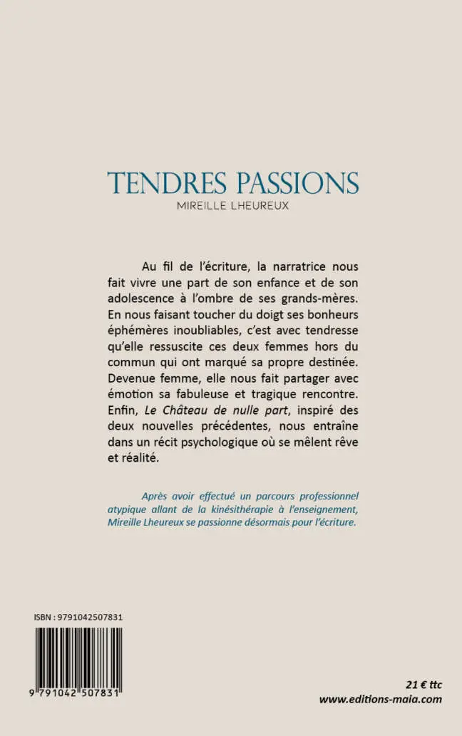 Mireille Lheureux, Tendres passions