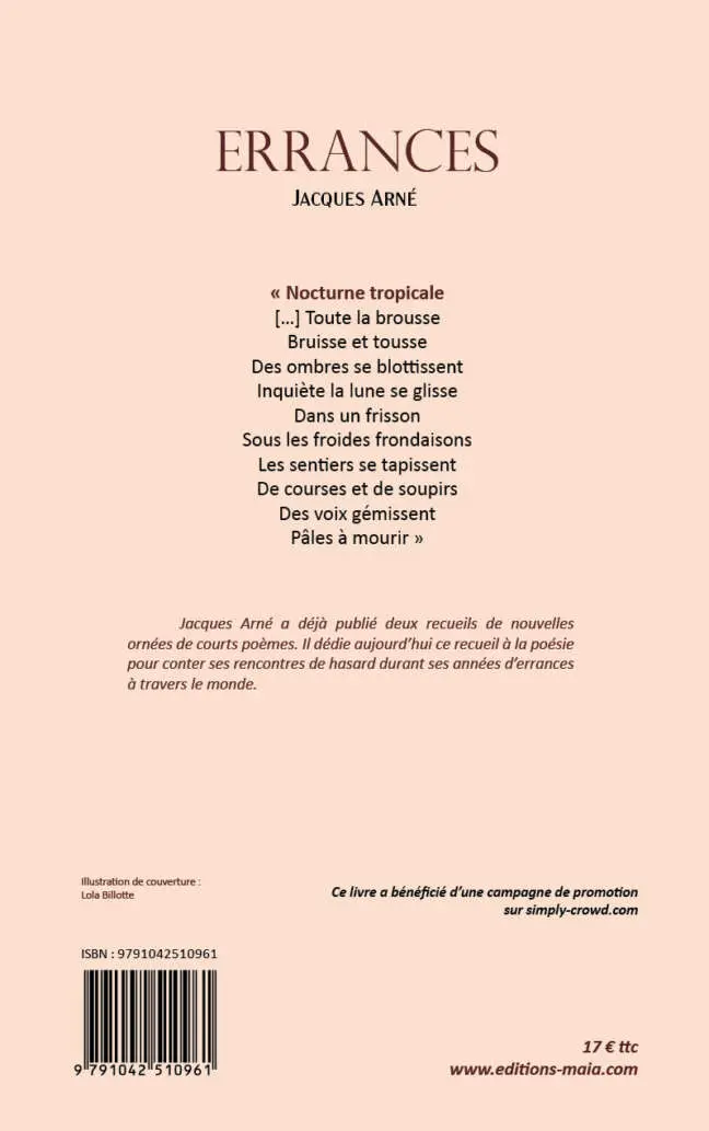 Jacques Arné, Errances