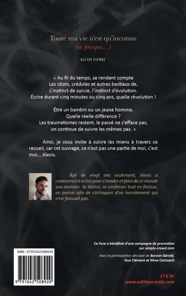 Alexis Pierre, Toute ma vie n’est qu’inconnu (ou presque…)