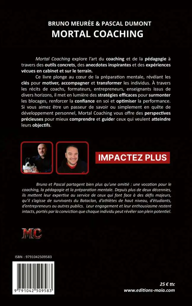 Bruno Meurée & Pascal Dumont, Mortal Coaching